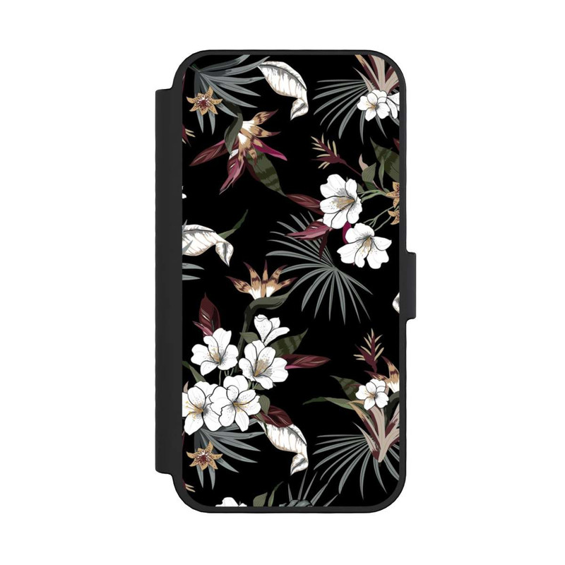 iPhone 16 Pro NIVOflip Flowers Black