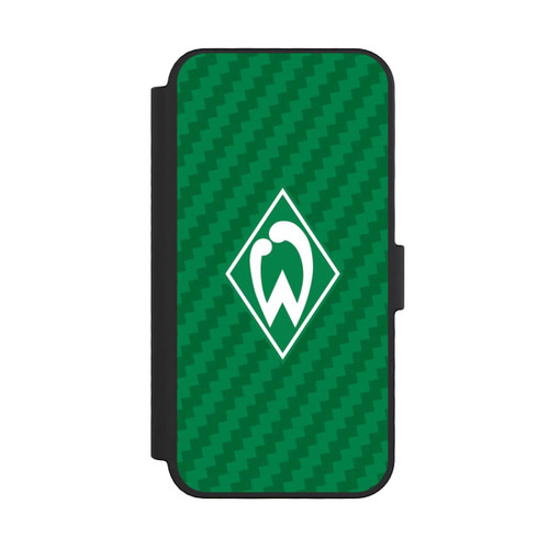 Apple iPhone 16 Pro NIVOflip Carbonlook - Werder Bremen