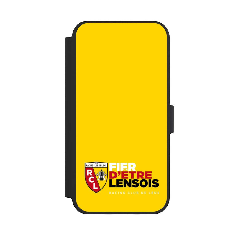 iPhone 16 Pro NIVOflip Fond Logo RCL Jaune