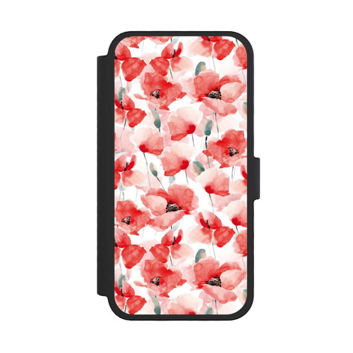 Apple iPhone 16 Pro NIVOflip Mohnblumen Muster