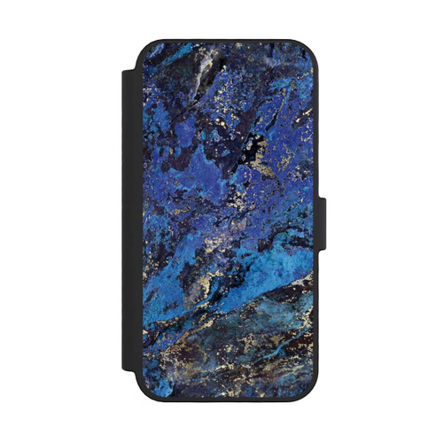 Apple iPhone 16 Pro NIVOflip Lapislazuli blau und gold