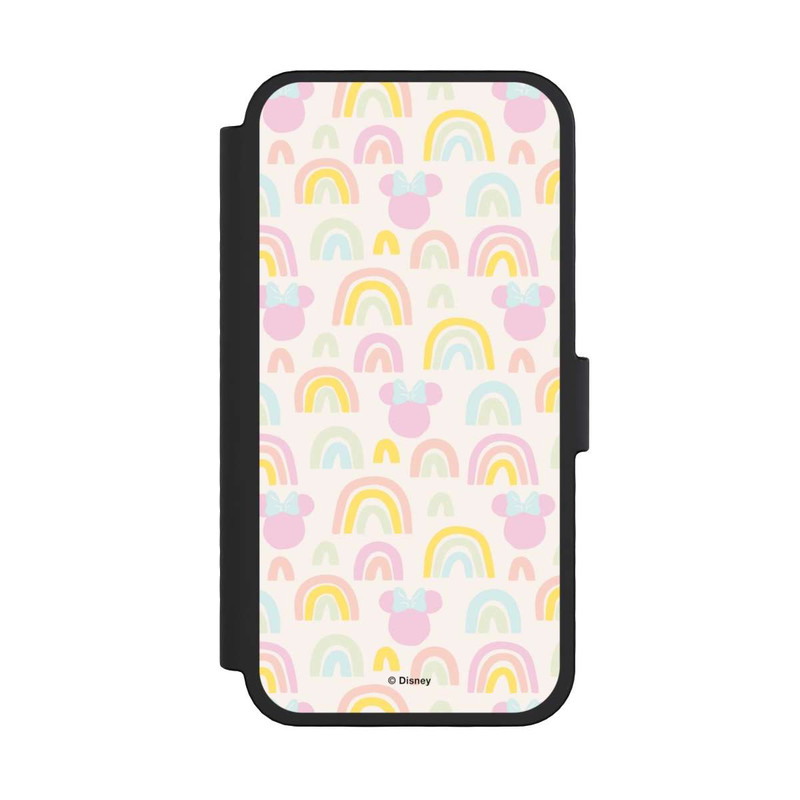iPhone 16 Pro NIVOflip Minnie Regenbogen Muster