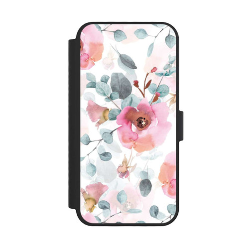 Apple iPhone 16 Pro NIVOflip Aquarell Blumentapete