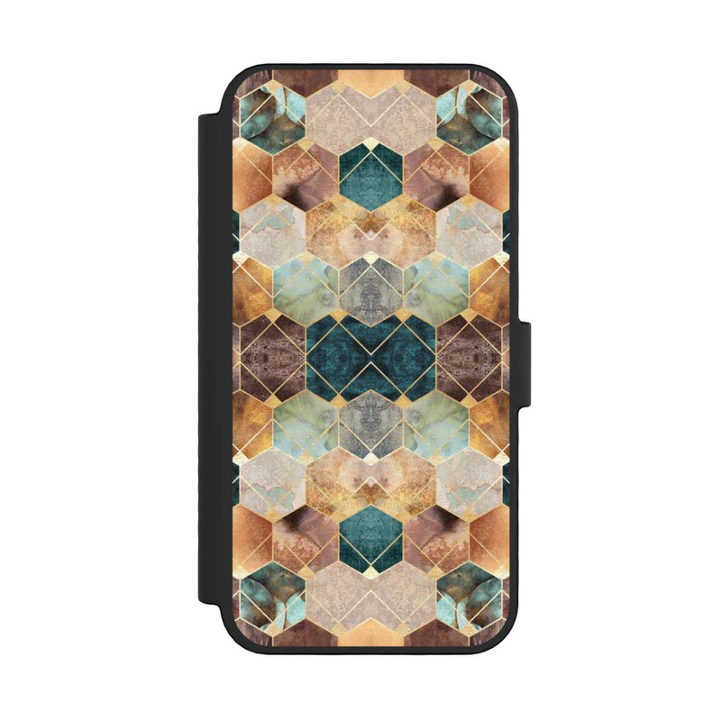 iPhone 16 Pro NIVOflip Natural Hexagons And Diamonds