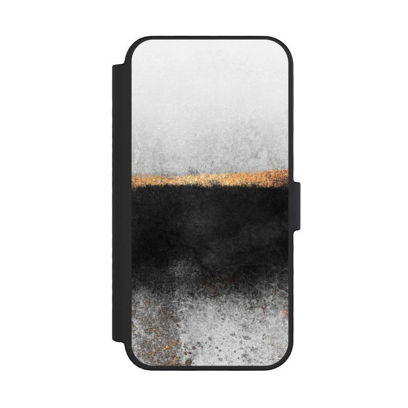 iPhone 16 Pro NIVOflip Ruß und Golddruck
