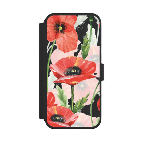 Apple iPhone 16 Pro NIVOflip Üppige Mohnblüten Wiese