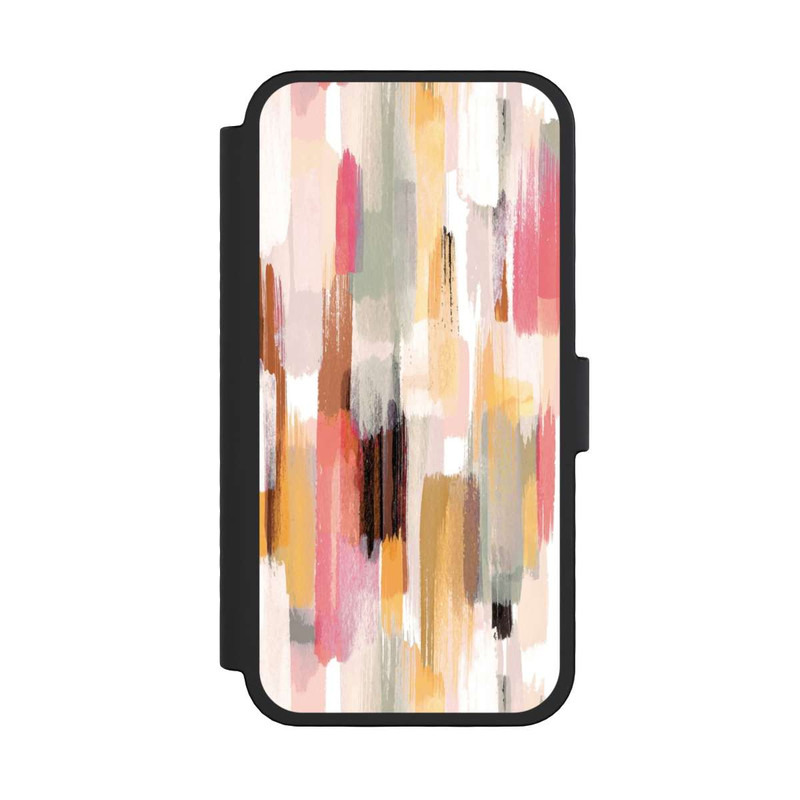 iPhone 16 Pro NIVOflip Coups de pinceau abstraits Nuances d'automne