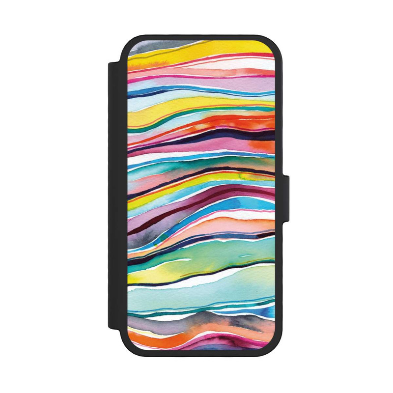 iPhone 16 Pro NIVOflip Couches d'agate aquarelle
