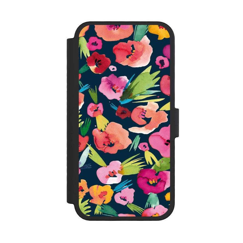 iPhone 16 Pro NIVOflip tropische Blumen aquarell