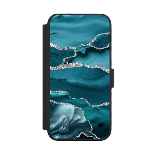 Apple iPhone 16 Pro NIVOflip Gletscher Eis Marmor