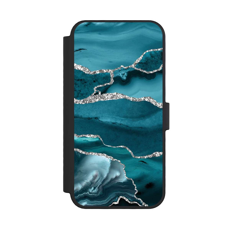 iPhone 16 Pro NIVOflip Marbre Glacier