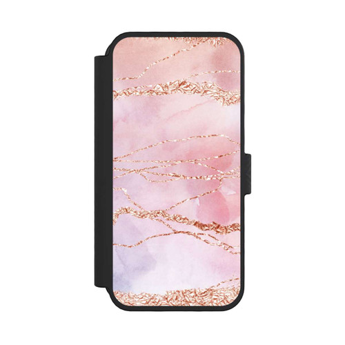 Apple iPhone 16 Pro NIVOflip Glitzer Look Pink Mädchen Marmor