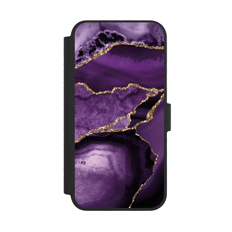 iPhone 16 Pro NIVOflip Marbre Violet Paysage
