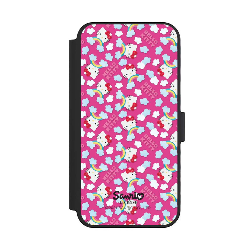 iPhone 16 Pro NIVOflip Hello Kitty Regenbogenmuster