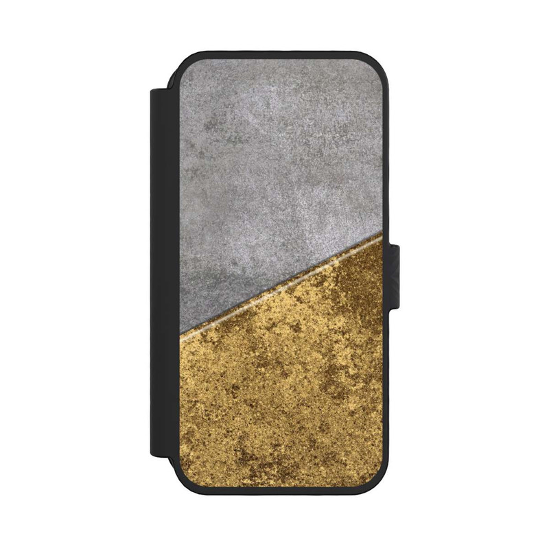 iPhone 16 Pro NIVOflip Concrete and Gold look