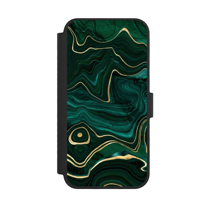 iPhone 16 Pro NIVOflip Malachite gold print