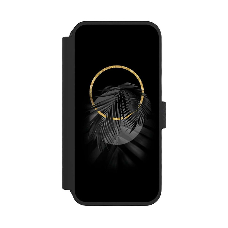 iPhone 16 Pro NIVOflip Black Tropical Leaf