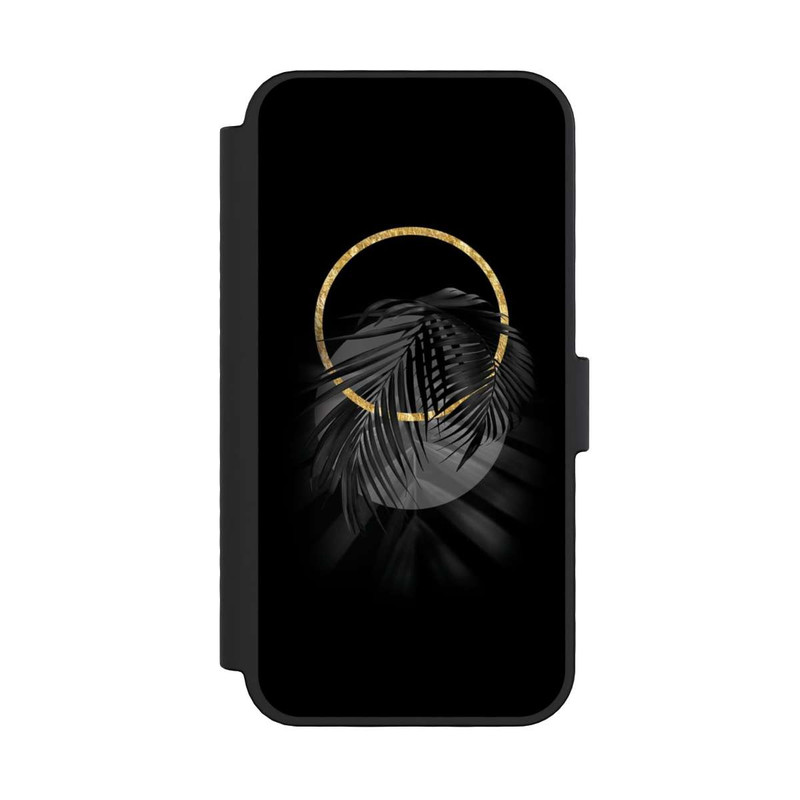 iPhone 16 Pro NIVOflip Feuille tropicale noire