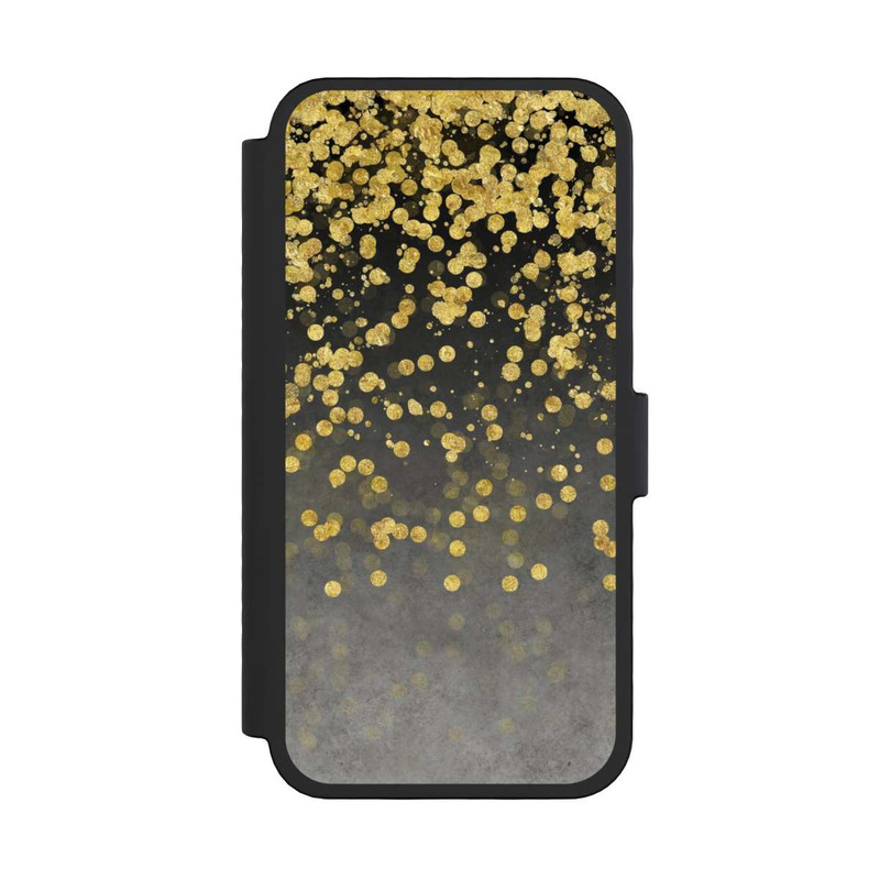 iPhone 16 Pro NIVOflip glänzender Goldregen
