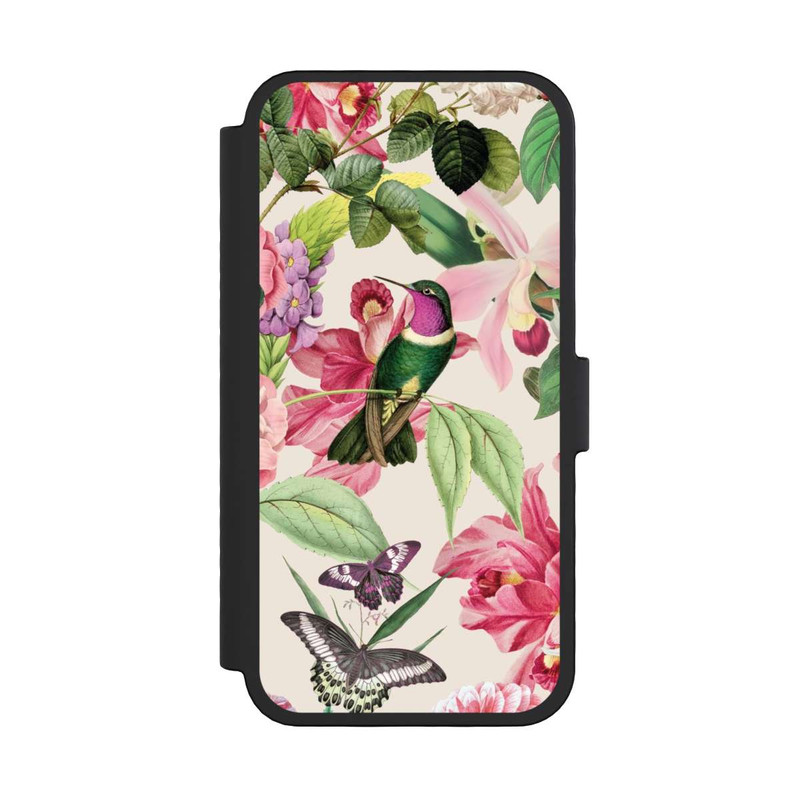 iPhone 16 Pro NIVOflip Kolibris und Rosen