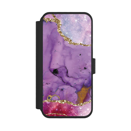 Apple iPhone 16 Pro NIVOflip Purple Galaxy Glamour Marble