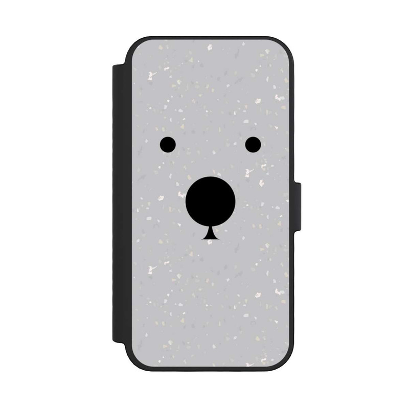 iPhone 16 Pro NIVOflip Gros plan sur l'ours