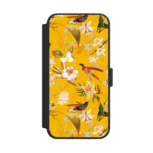Apple iPhone 16 Pro NIVOflip Kolibrimuster gelb