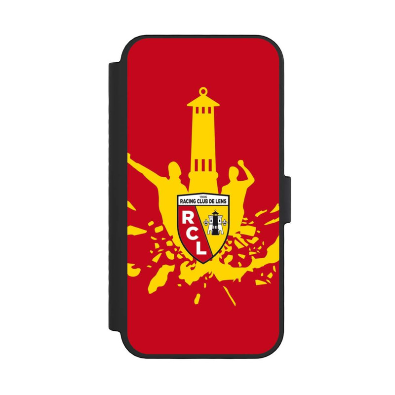 iPhone 16 Pro NIVOflip Tour RCL jaune sur rouge