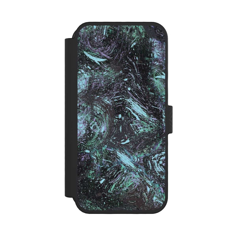 iPhone 16 Pro NIVOflip Abstract Dripping Dust Purple