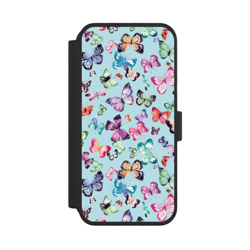 Apple iPhone 16 Pro NIVOflip Butterflies Pink Orange Blue