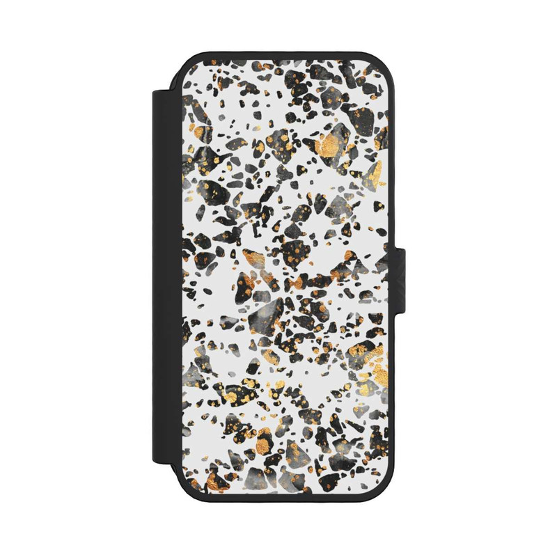 iPhone 16 Pro NIVOflip Gold Speckled Terrazzo
