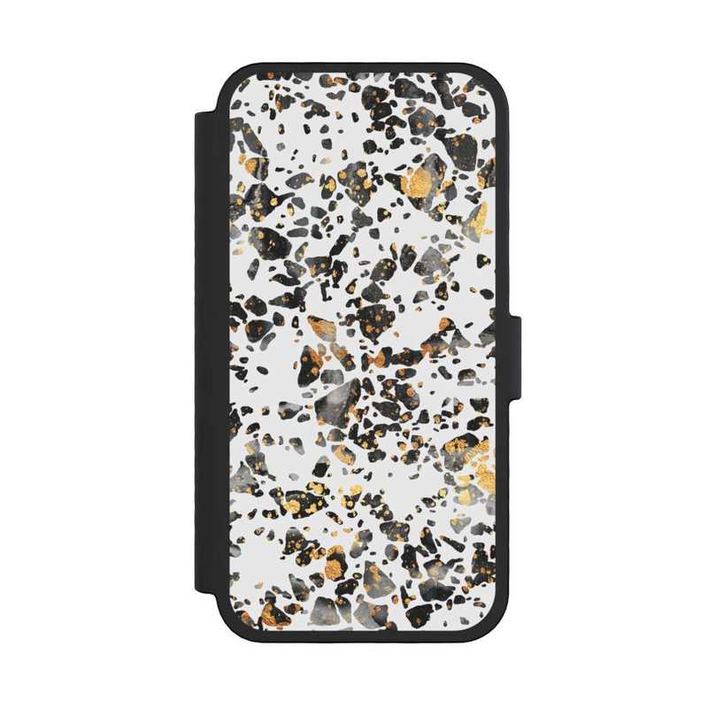 iPhone 16 Pro NIVOflip Gold Speckled Terrazzo