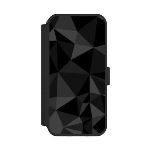 Apple iPhone 16 Pro NIVOflip Polygon Pattern Black