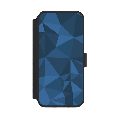 Apple iPhone 16 Pro NIVOflip Polygon Pattern Blue