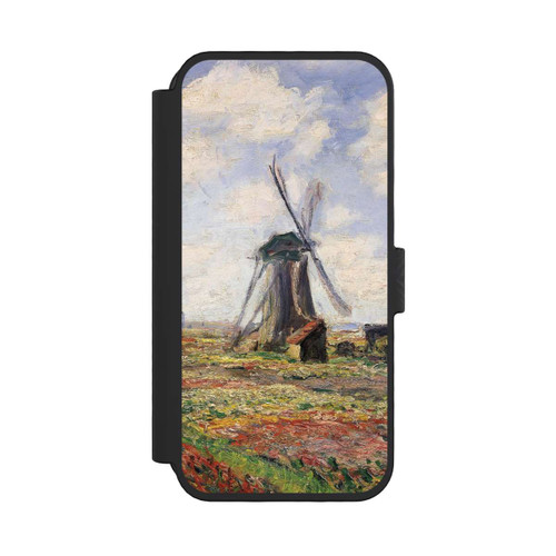 Apple iPhone 16 Pro NIVOflip Tulip Fields with the Rijnsburg Windmil by Claude Monet