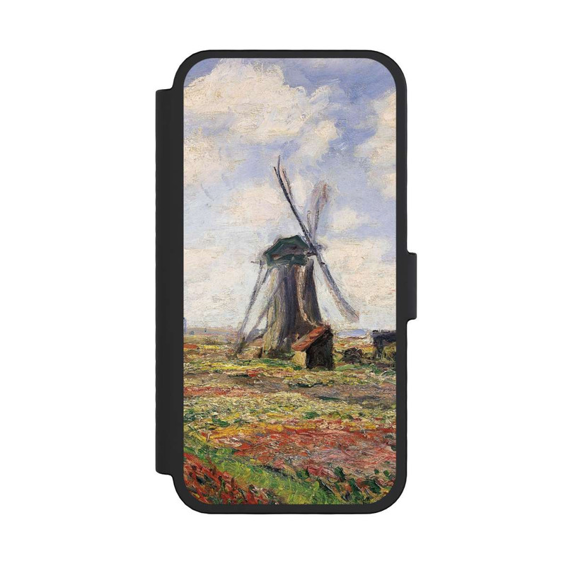 iPhone 16 Pro NIVOflip Tulpenfelder mit der Rijnsburger Windmühle von Claude Monet