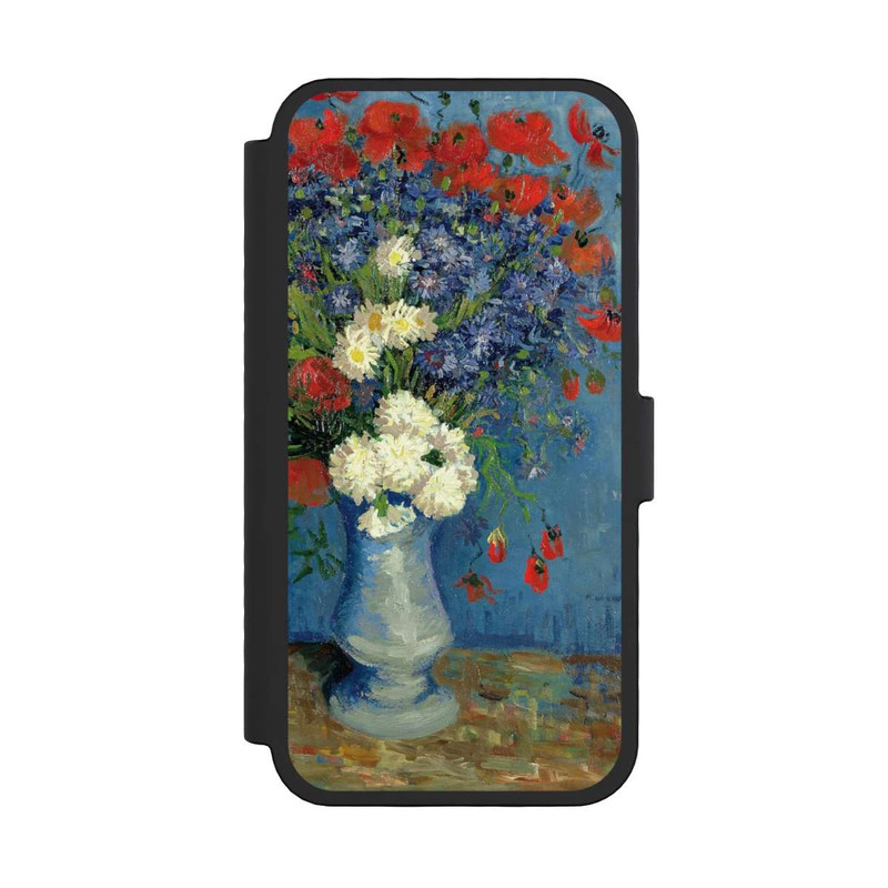 iPhone 16 Pro NIVOflip Vase avec Bleuets et Coquelicots - Vicent Van Gogh
