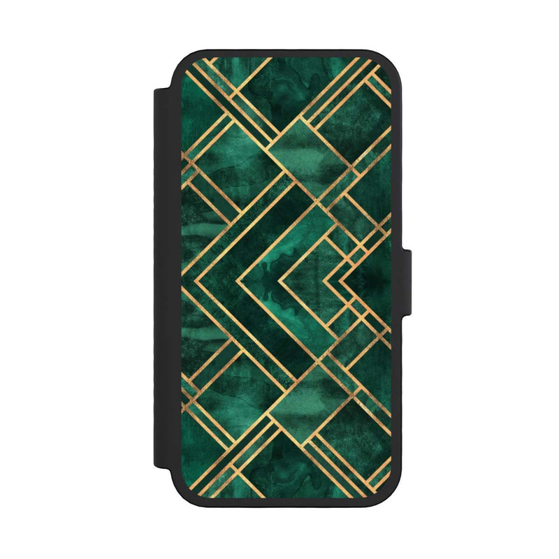 iPhone 16 Pro NIVOflip Grüne Blöcke