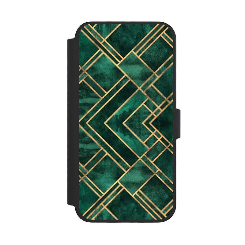 iPhone 16 Pro NIVOflip Grüne Blöcke
