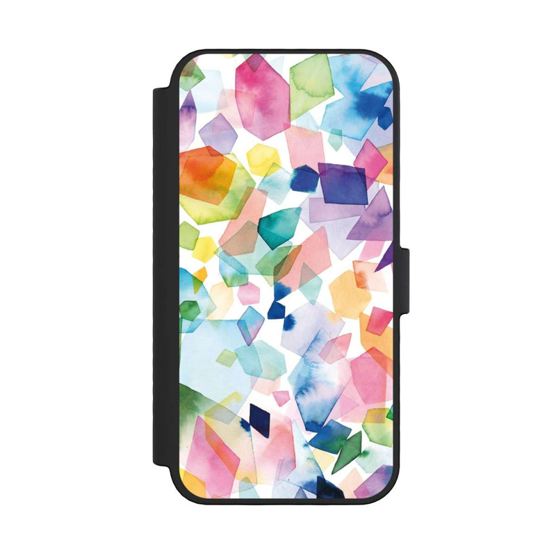 iPhone 16 Pro NIVOflip Diamants de pierres précieuses aquarelle colorées