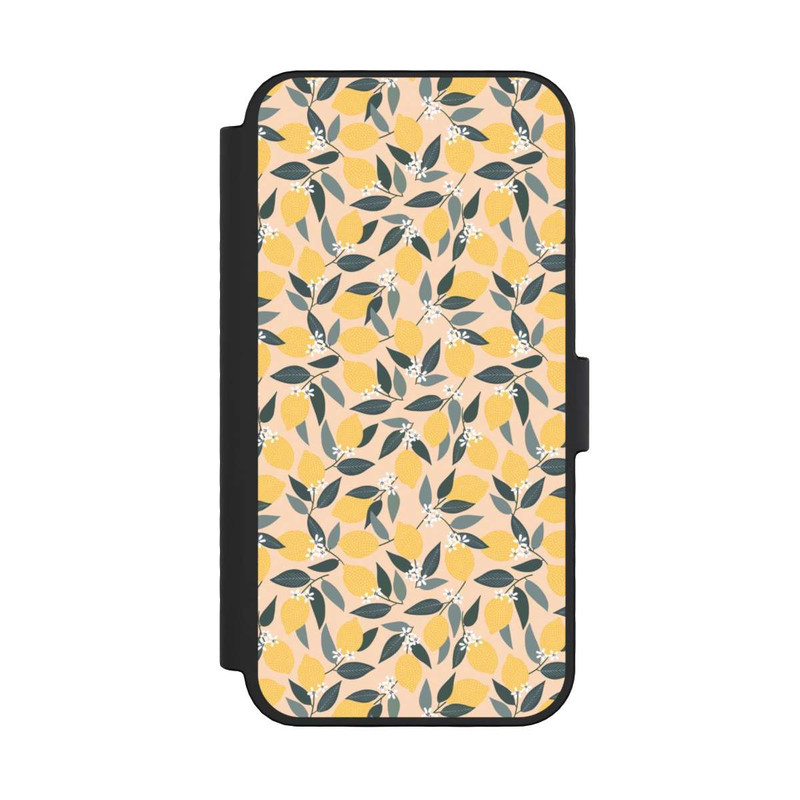 iPhone 16 Pro NIVOflip Motif rose citron