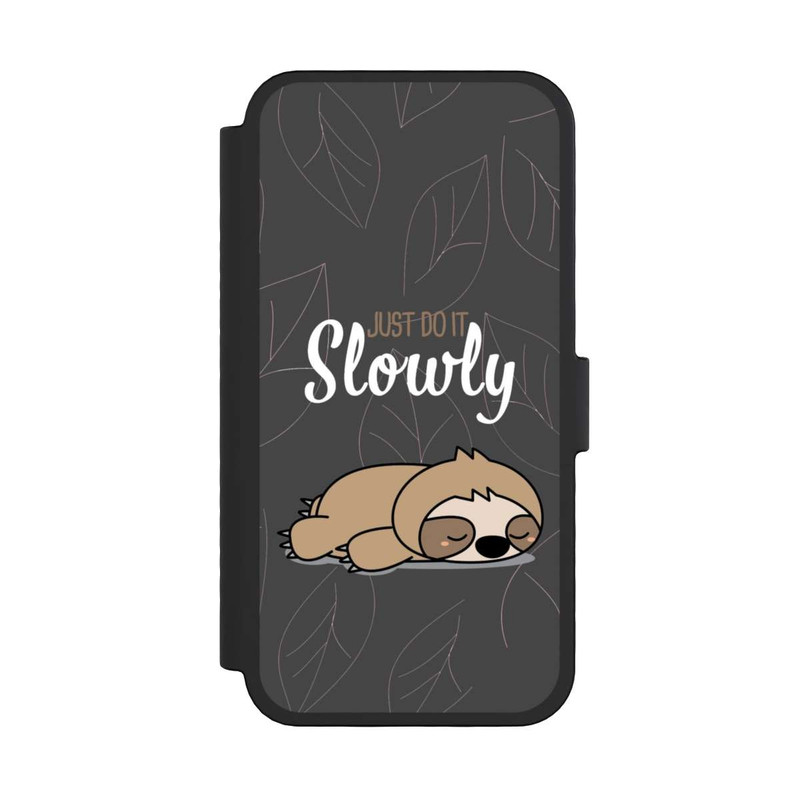 iPhone 16 Pro NIVOflip Just Do It Slowly Sloth Grey