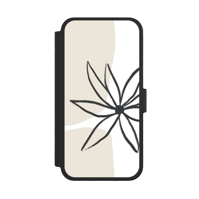 iPhone 16 Pro NIVOflip Blume und Creme