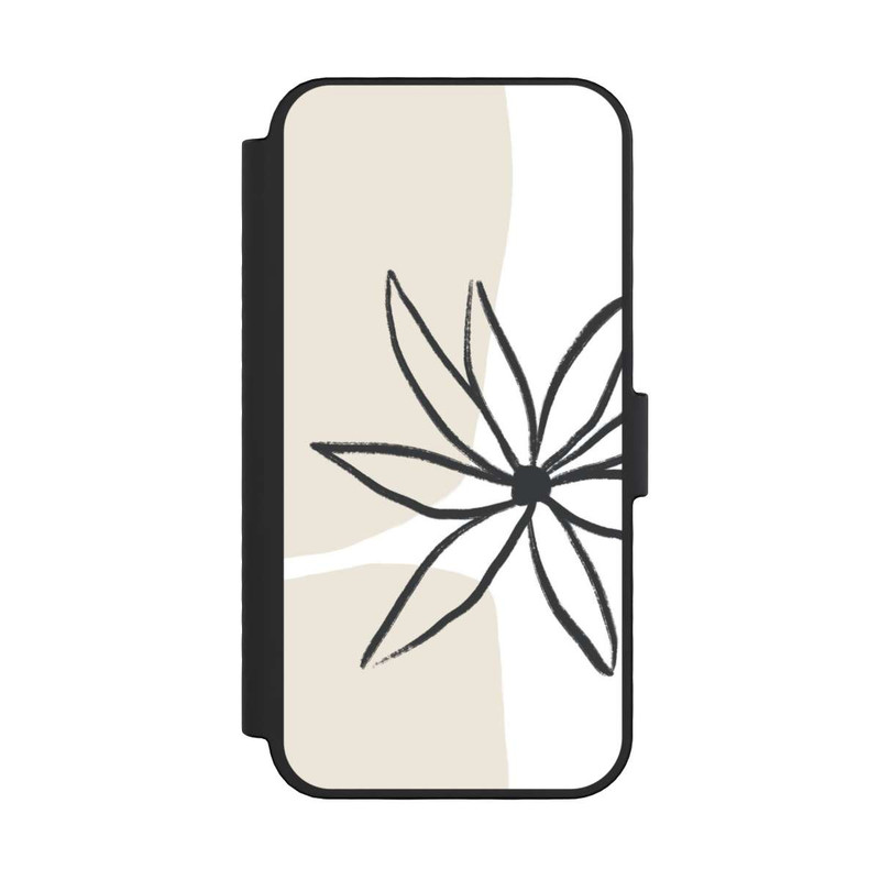 iPhone 16 Pro NIVOflip Blume und Creme