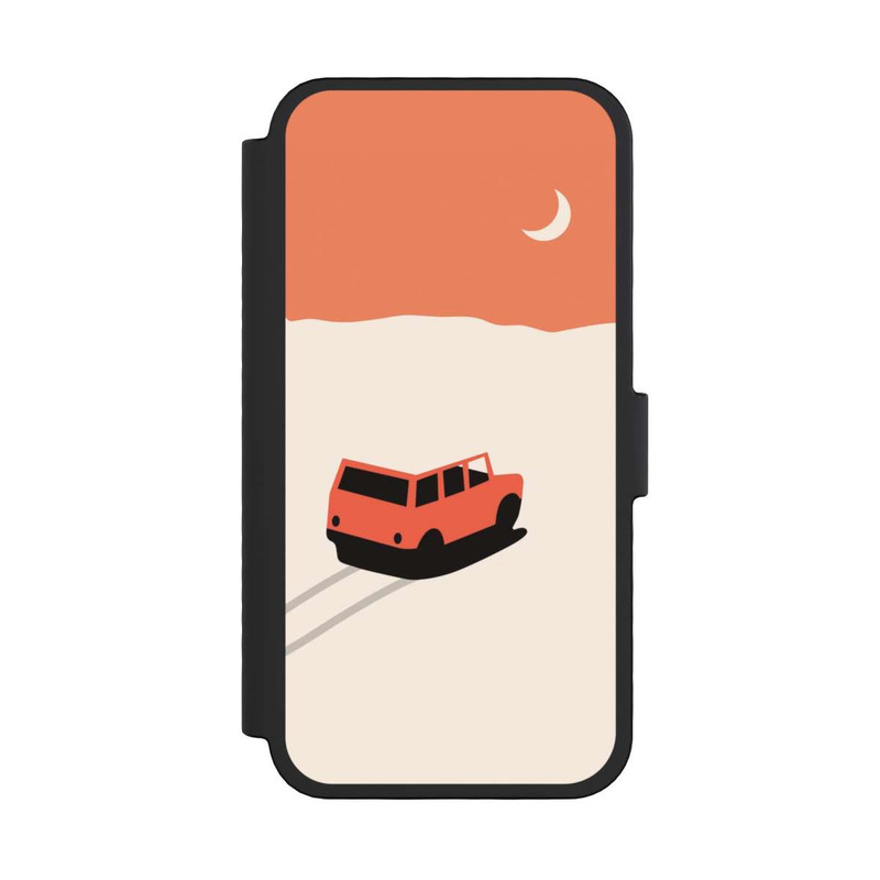 iPhone 16 Pro NIVOflip Auto in der Wüste