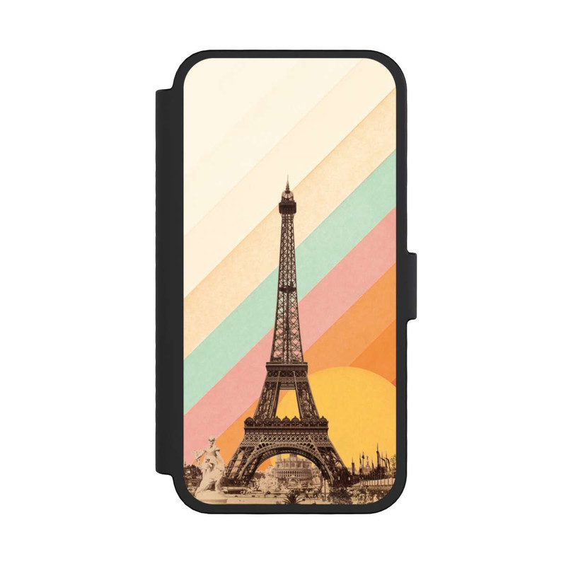 iPhone 16 Pro NIVOflip Eiffelturm Regenbogen