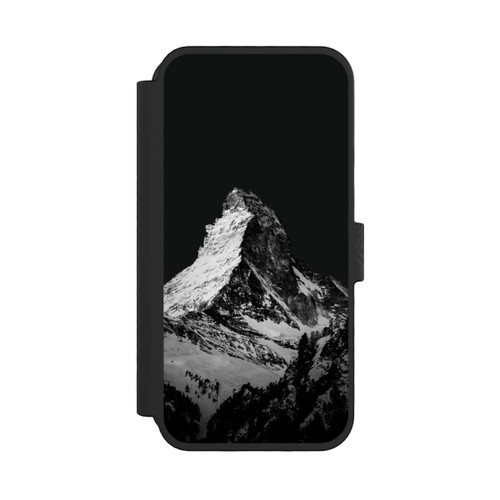 Apple iPhone 16 Pro NIVOflip Snow Capped Mountains Grayscale