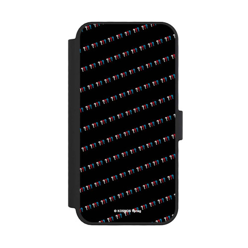 Apple iPhone 16 Pro NIVOflip Drei Fragezeichen Muster Schräg