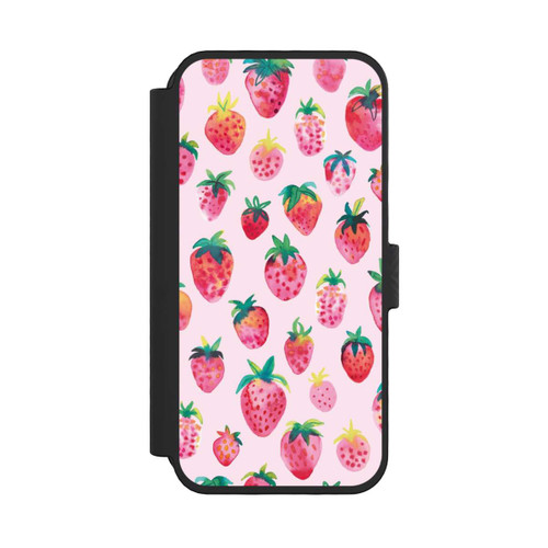 Apple iPhone 16 Pro NIVOflip Watercolor Strawberries