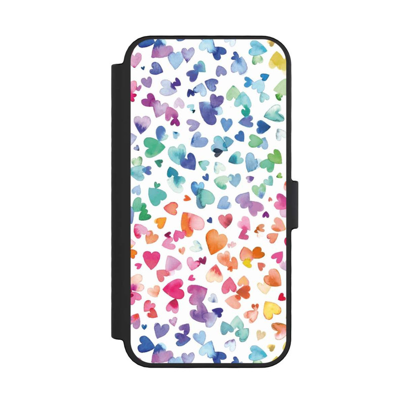 iPhone 16 Pro NIVOflip Liebesherzen aquarell